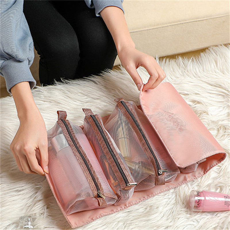 4pcs women’s cosmetic bags | Makeup bag set for women | Travel toiletry bags | Compact cosmetic pouches | Zipper makeup bags | Beauty organizer bags | Small travel makeup bags | Stylish cosmetic set | Portable makeup pouches | Women’s toiletry kit