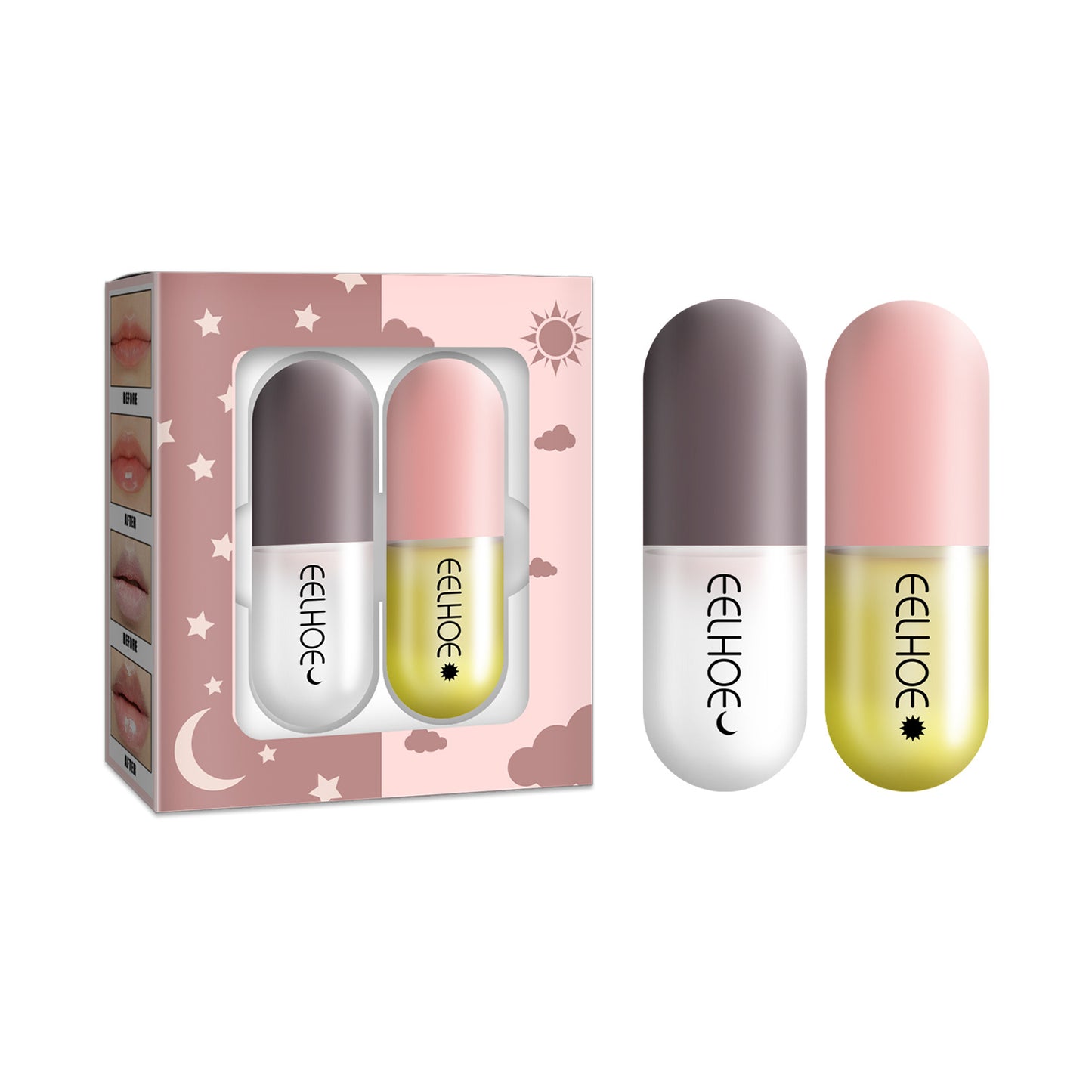 EELHOE lip moisturizing capsule | Lip hydration capsule | Moisturizing lip treatment | Nourishing lip capsule | Lip care capsule | Hydrating lip balm capsule | Softening lip moisturizer | Portable lip hydration | Intensive lip repair capsule | Lip moisturizing product