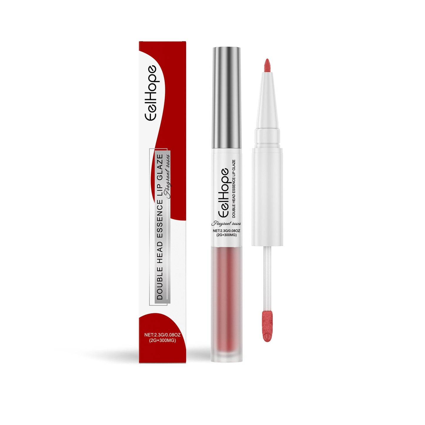 Double-headed lip lacquer pen | Dual-tip lip lacquer | Lip color pen with two ends | Long-lasting lip lacquer | Precision lip lacquer pen | Waterproof lip lacquer | Portable double-ended lip pen | Vibrant lip color pen | Easy-apply lip lacquer | Professional lip lacquer pen